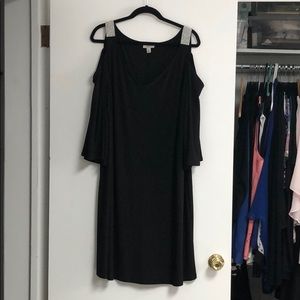 Open shoulder dress